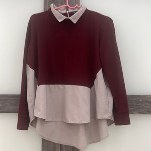 French Connection 2 toned collared shirt